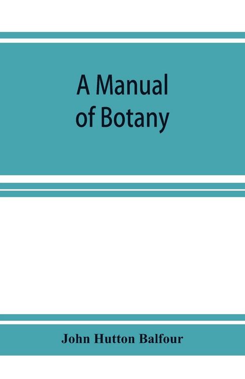 Produktbild: A Manual of botany