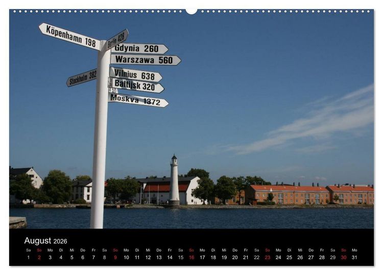 Produktbild: S&uuml;dschweden (Wandkalender 2026 DIN A2 quer), CALVENDO Monatskalender