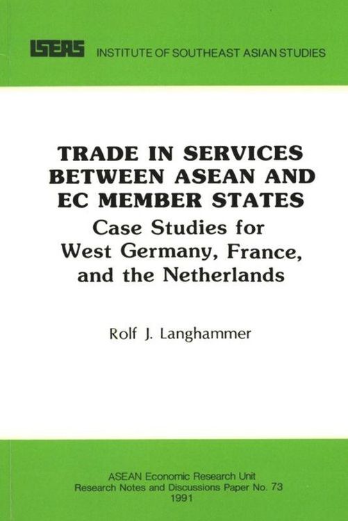 Produktbild: Trade in Services between ASEAN and EC Member States