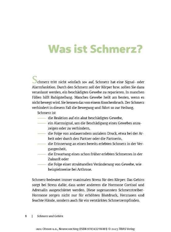Produktbild: Neurocoaching - Wie der K&ouml;rper den Schmerz vergisst