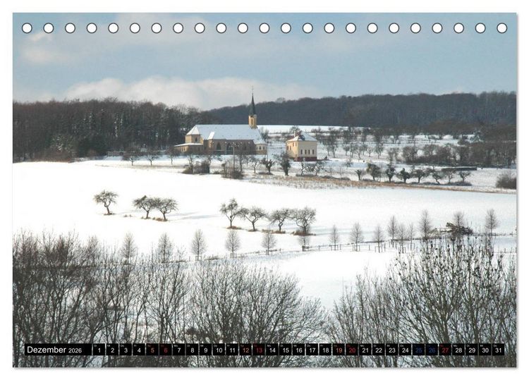 Produktbild: Das westliche Saarland klein aber fein (Tischkalender 2026 DIN A5 quer), CALVENDO Monatskalender