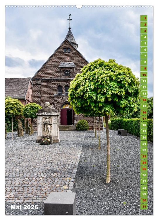 Produktbild: Meerbusch am Rhein (Wandkalender 2026 DIN A2 hoch), CALVENDO Monatskalender