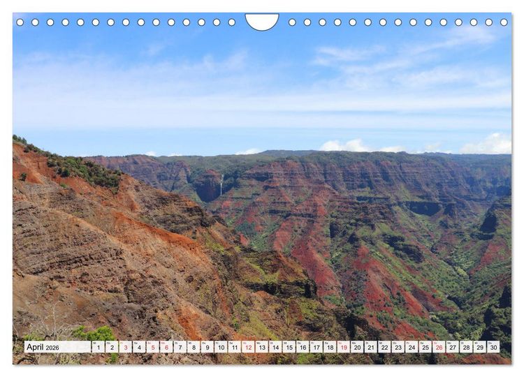 Produktbild: Hawaii the Aloha State (Wandkalender 2026 DIN A4 quer), CALVENDO Monatskalender