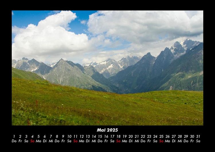 Produktbild: Bergige Welten 2025 Fotokalender DIN A3
