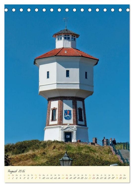 Produktbild: Norddeutsche Leuchtt&uuml;rme - maritime Wegweiser (Tischkalender 2026 DIN A5 hoch), CALVENDO Monatskalender