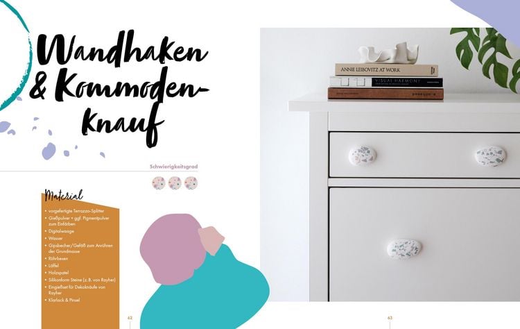 Produktbild: Terrazzo-Dekoideen einfach selber gie&szlig;en