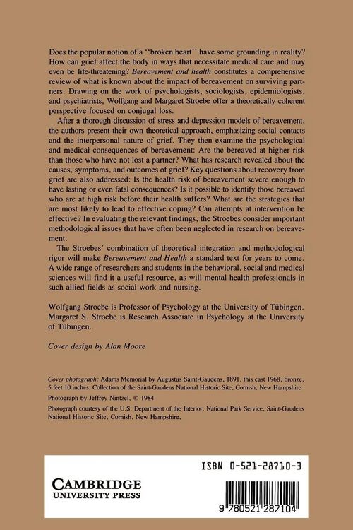 Produktbild: Bereavement and Health