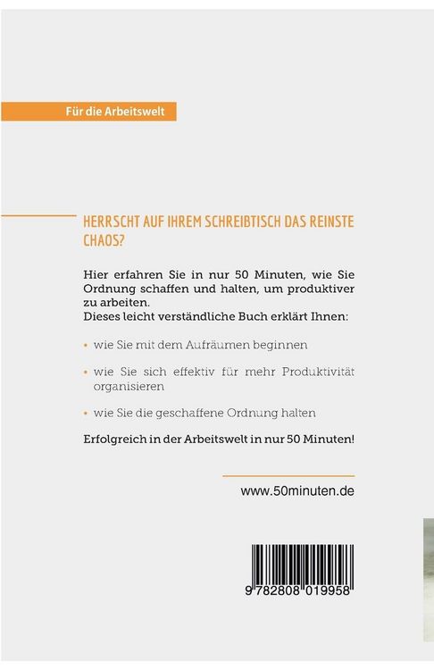 Produktbild: Ordnung schaffen und halten