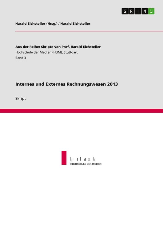 Produktbild: Internes und Externes Rechnungswesen 2013
