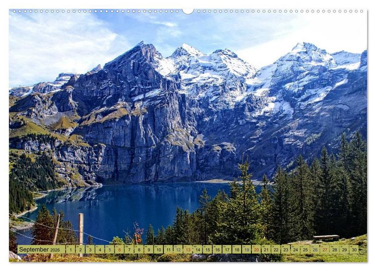 Produktbild: SEENsucht Entdecke Seen in der Schweiz (Wandkalender 2026 DIN A2 quer), CALVENDO Monatskalender