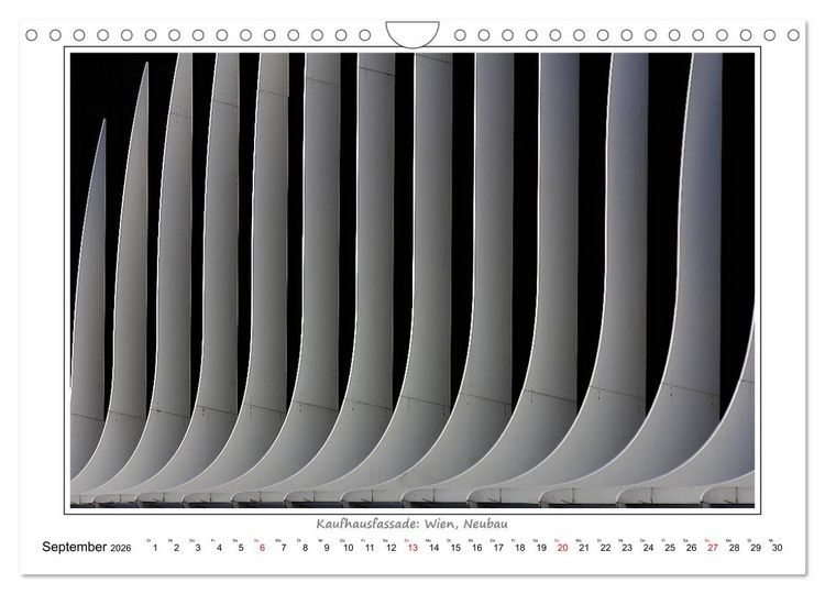 Produktbild: Details zeitgen&ouml;ssischer Architektur (Wandkalender 2026 DIN A4 quer), CALVENDO Monatskalender
