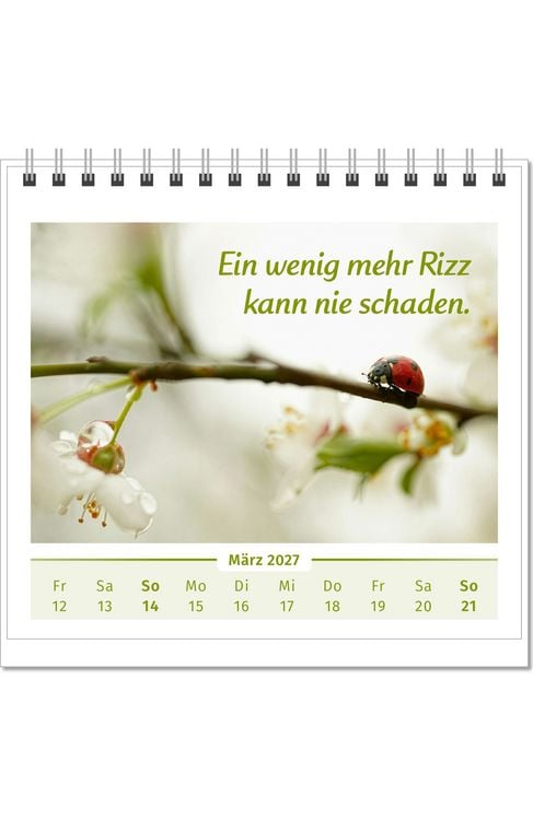 Produktbild: Der Lebensfreude-Tischkalender 2027