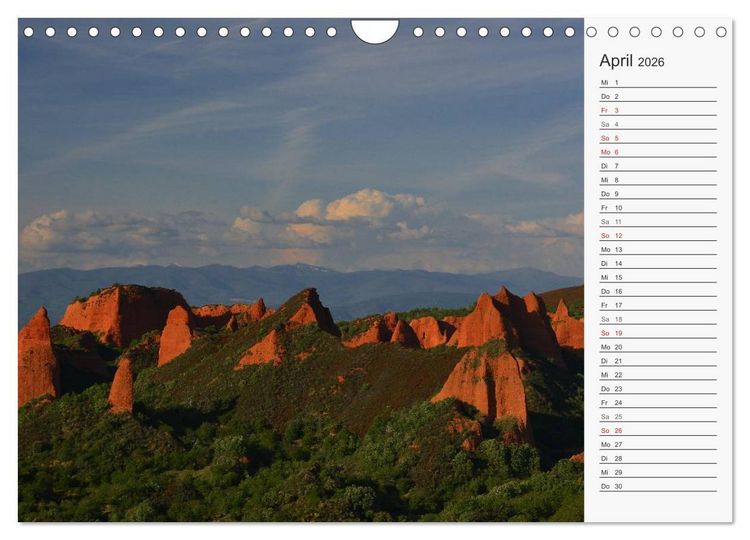 Produktbild: Der Nordwesten Spaniens (Wandkalender 2026 DIN A4 quer), CALVENDO Monatskalender