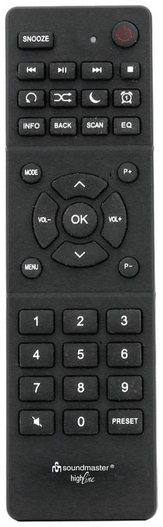 Produktbild: Soundmaster ICD4350SW CD-Player Schwarz WLAN, DAB+, CD-Player, Bluetooth&reg;, Internetradio