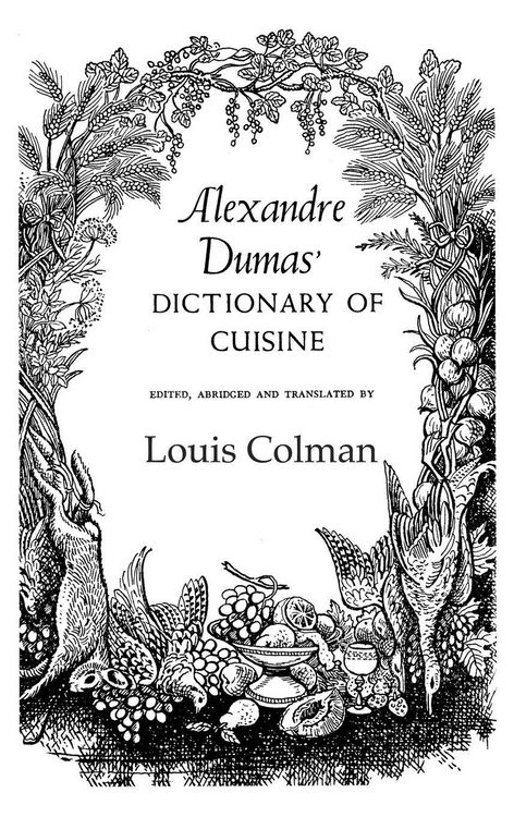 Produktbild: Alexander Dumas Dictionary Of Cuisine