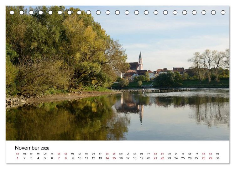 Produktbild: Straubing, liebenswerte Stadt im G&auml;uboden (Tischkalender 2026 DIN A5 quer), CALVENDO Monatskalender