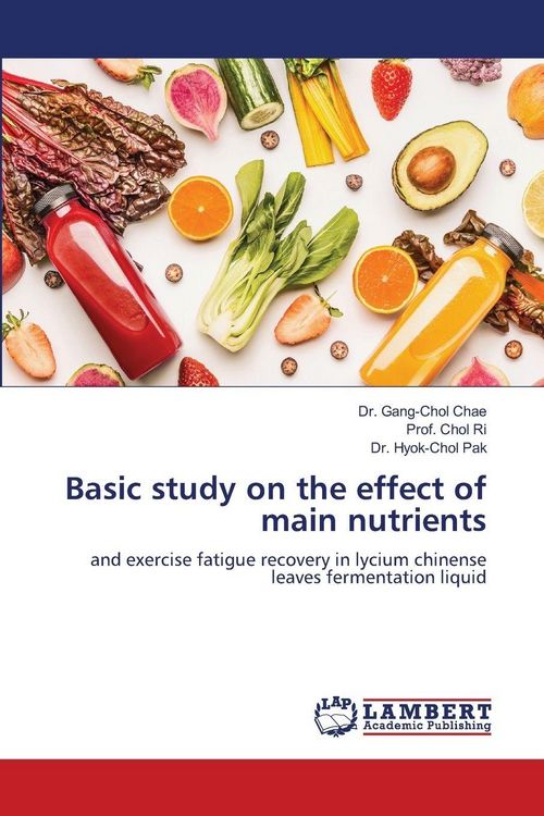 Produktbild: Basic study on the effect of main nutrients