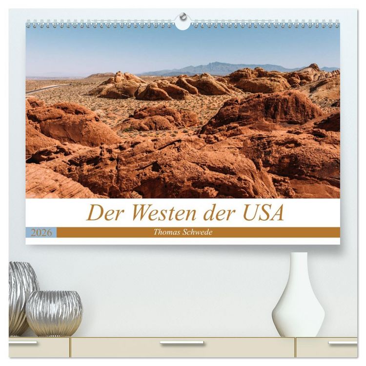 Produktbild: Der Westen der USA (hochwertiger Premium Wandkalender 2026 DIN A2 quer), Kunstdruck in Hochglanz