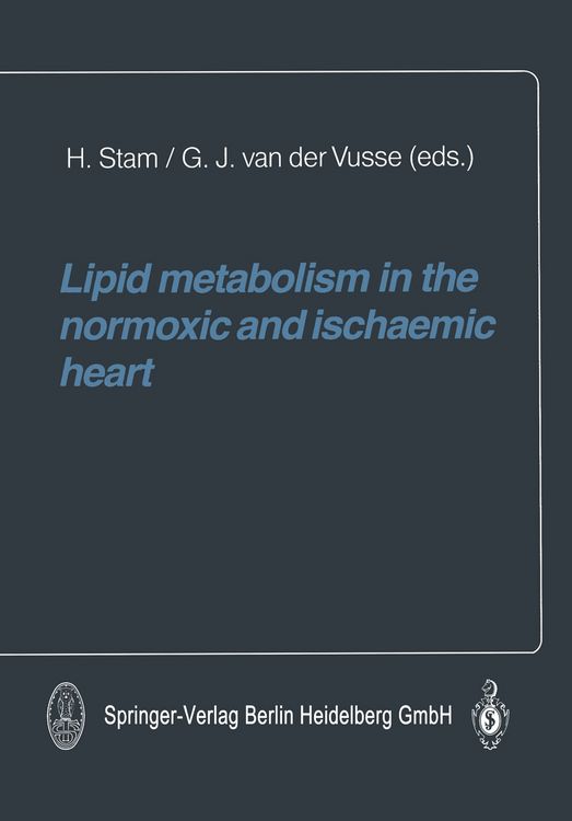Produktbild: Lipid metabolism in the normoxic and ischaemic heart