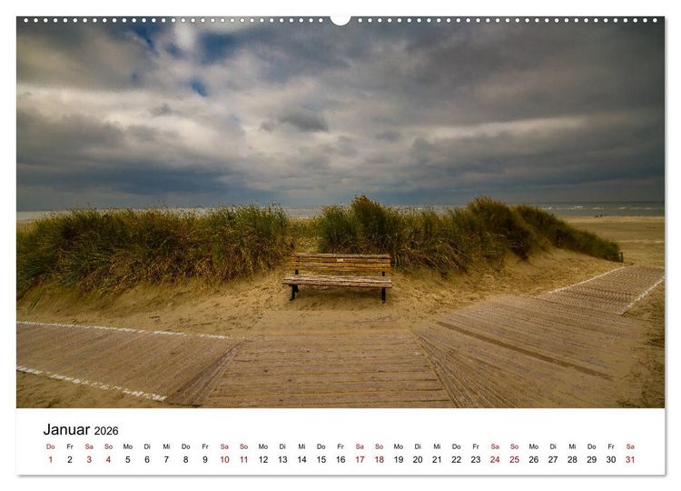 Produktbild: Langeoog &ndash; Ein Herbst auf der Insel des Lebens (Wandkalender 2026 DIN A2 quer), CALVENDO Monatskalender