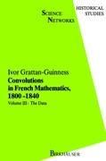 Produktbild: Convolutions in French Mathematics, 1800&ndash;1840