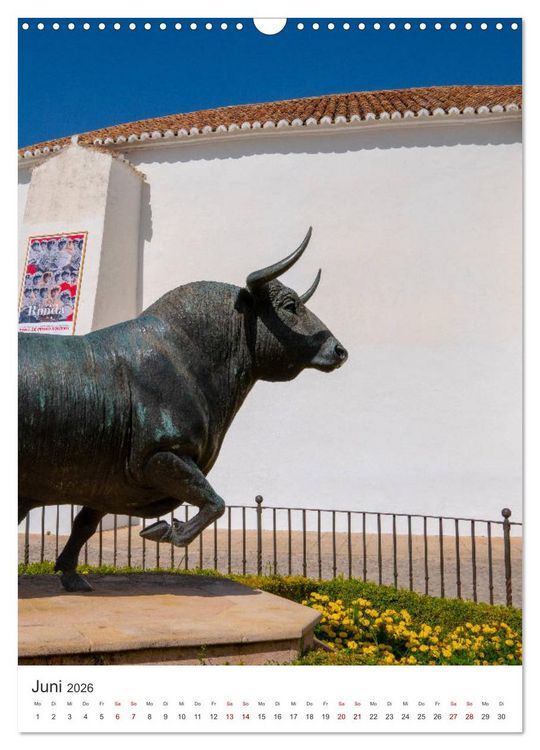 Produktbild: Sch&ouml;nes Andalusien (Wandkalender 2026 DIN A3 hoch), CALVENDO Monatskalender