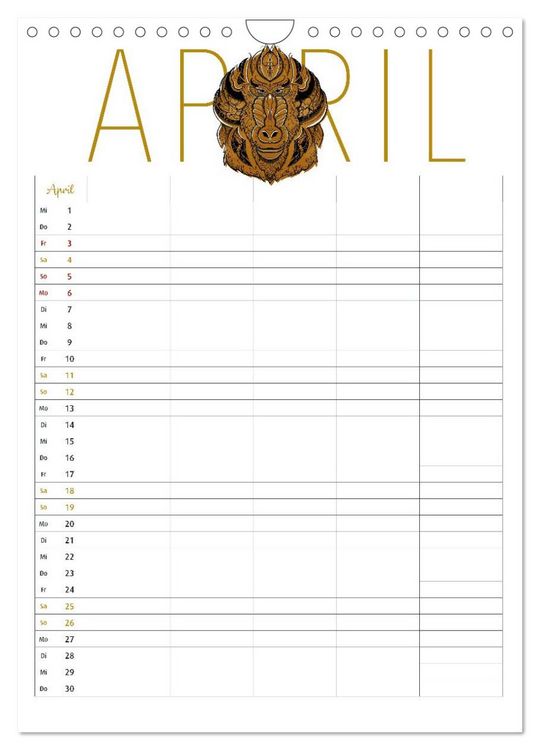 Produktbild: Fantastica Familienkalender miomanda (Wandkalender 2026 DIN A4 hoch), CALVENDO Monatskalender
