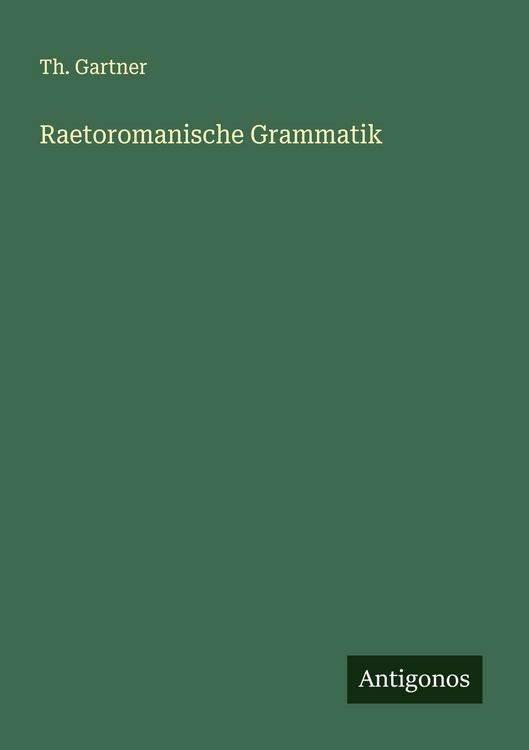 Produktbild: Raetoromanische Grammatik