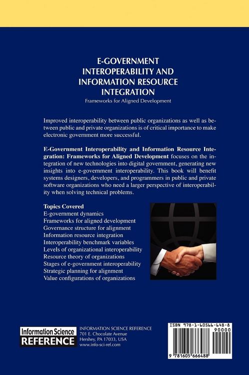 Produktbild: E-Government Interoperability and Information Resource Integration