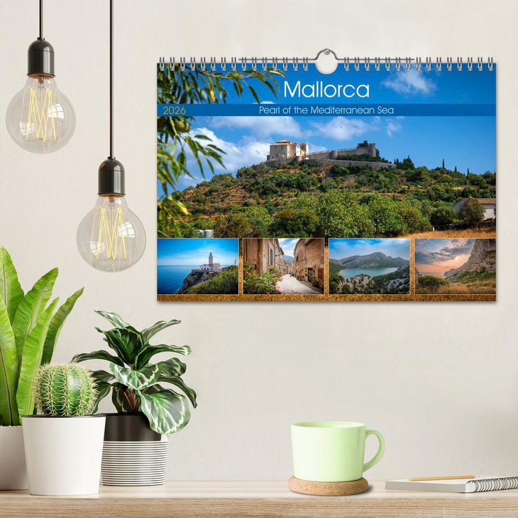 Produktbild: Mallorca - Pearl of the Mediterranean Sea (Wall Calendar 2026 DIN A4 landscape), CALVENDO 12 Month Wall Calendar