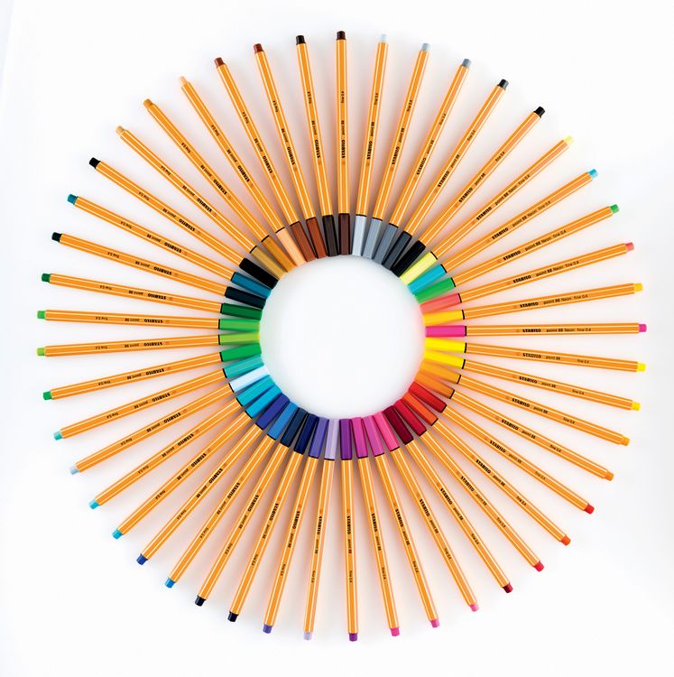 Produktbild: STABILO Fineliner -   point 88 - Einzelstift - Neonfarbe, leuchtfarbengr&uuml;n