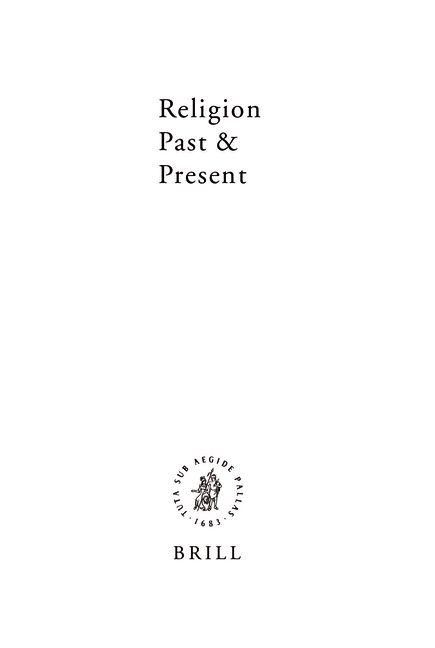 Produktbild: Religion Past and Present, Volume 14 Index