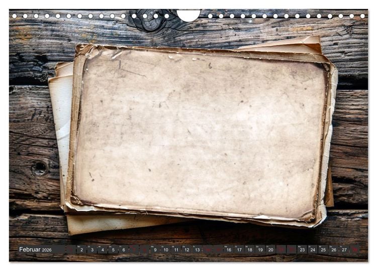 Produktbild: DIY Vintage Momente (Wandkalender 2026 DIN A4 quer), CALVENDO Monatskalender
