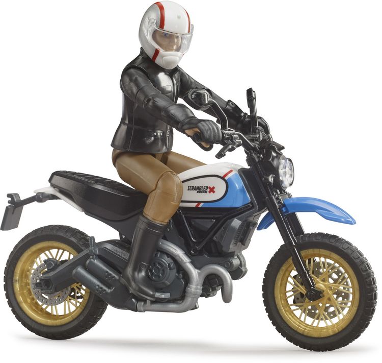 Produktbild: BRUDER - bworld Scrambler Ducati Desert Sled mit Fahrer