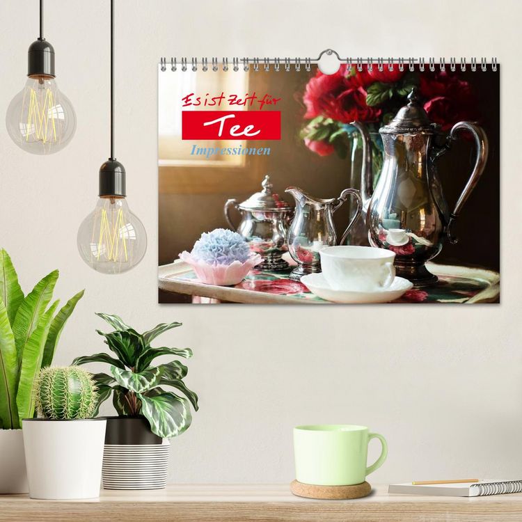 Produktbild: Es ist Zeit f&uuml;r Tee. Impressionen (Wandkalender 2026 DIN A4 quer), CALVENDO Monatskalender