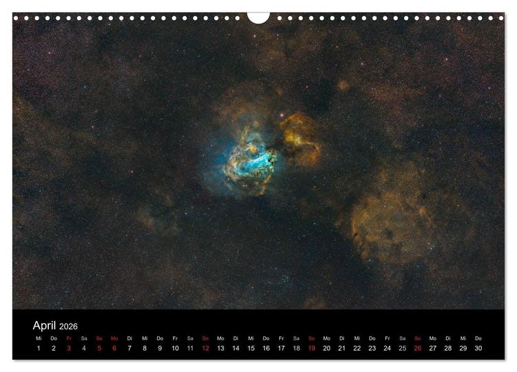 Produktbild: Universum - Eine Reise zu den Sternen (Wandkalender 2026 DIN A3 quer), CALVENDO Monatskalender