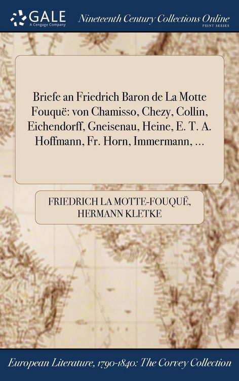 Produktbild: Briefe an Friedrich Baron de La Motte Fouqu&euml;