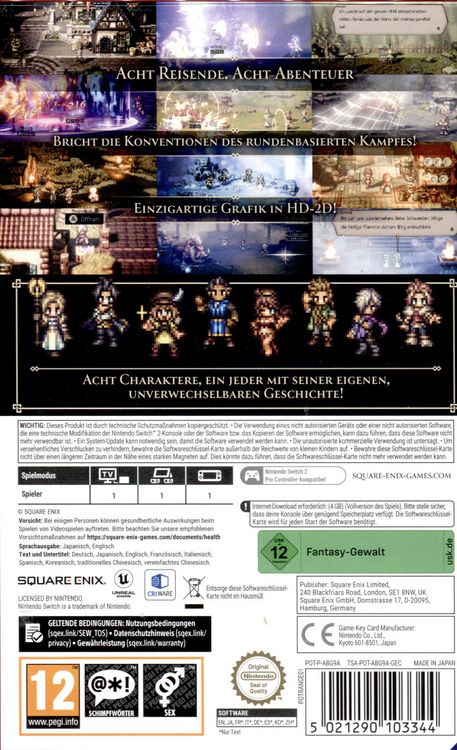 Produktbild: Octopath Traveler