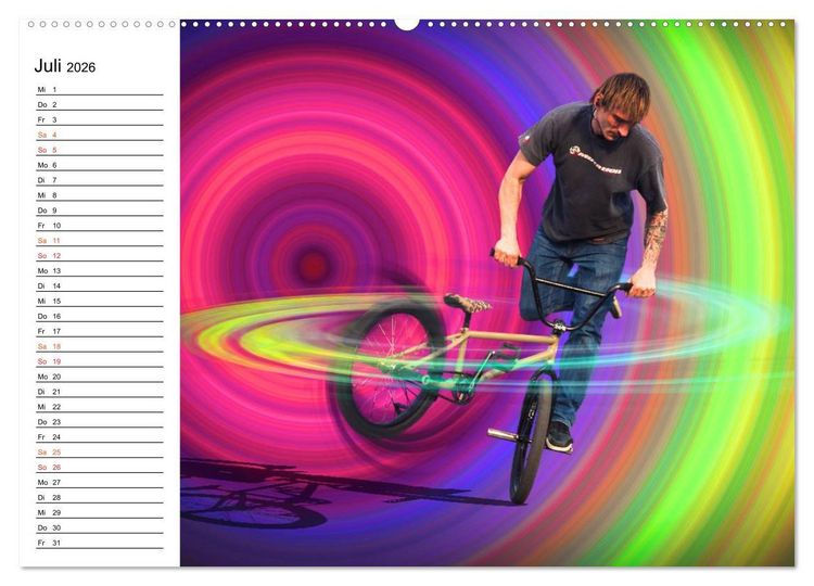 Produktbild: BMX My Life (hochwertiger Premium Wandkalender 2026 DIN A2 quer), Kunstdruck in Hochglanz