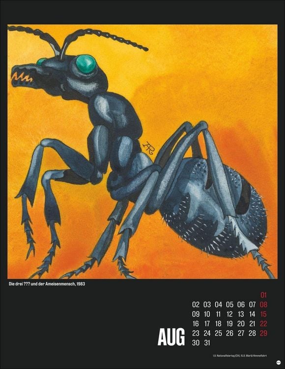 Produktbild: Die drei ??? Posterkalender 2027