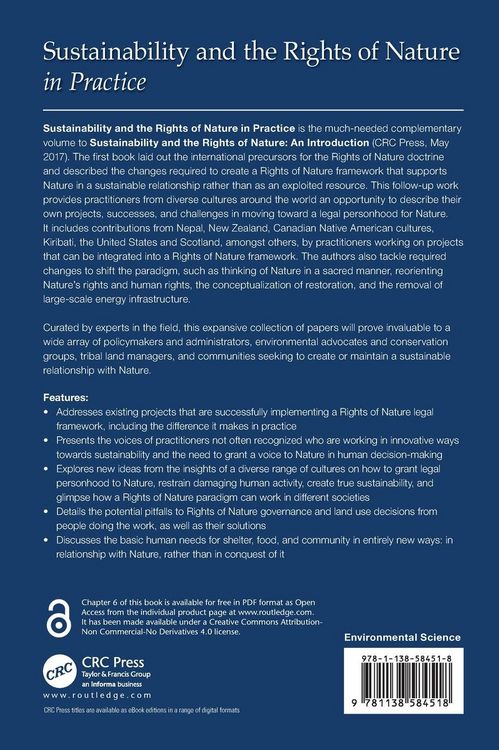 Produktbild: Sustainability and the Rights of Nature in Practice