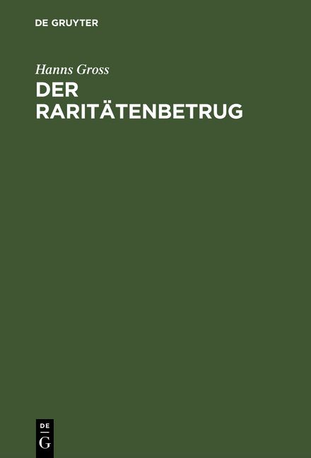 Produktbild: Der Rarit&auml;tenbetrug