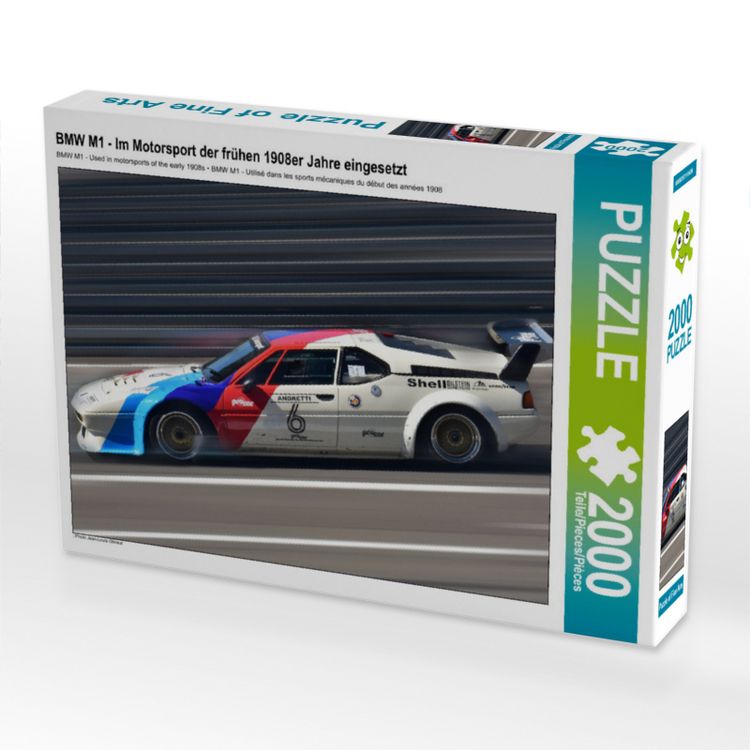 Produktbild: CALVENDO Puzzle BMW M1 - Im Motorsport der fr&uuml;hen 1908er Jahre eingesetzt | 2000 Teile Lege-Gr&ouml;&szlig;e 90x67cm Foto-Puzzle f&uuml;r gl&uuml;ckliche Stunden