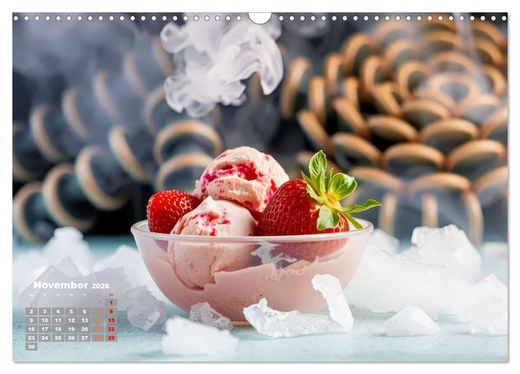 Produktbild: Superfood Blaubeeren und Erdbeeren (Wandkalender 2026 DIN A3 quer), CALVENDO Monatskalender