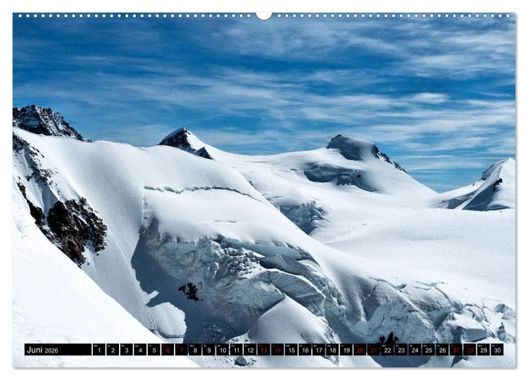 Produktbild: Monte Rosa Classic - Die klassische Tour um das Monte Rosa Massiv (Wandkalender 2026 DIN A2 quer), CALVENDO Monatskalender