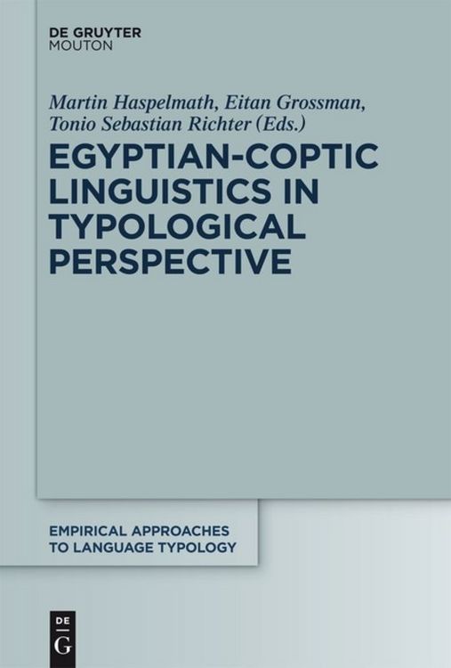 Produktbild: Egyptian-Coptic Linguistics in Typological Perspective