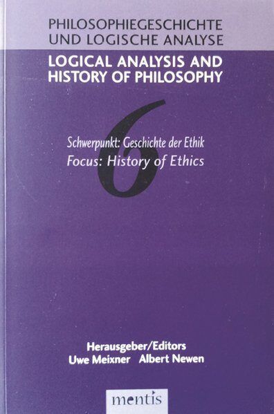Produktbild: Schwerpunkt: Geschichte der Ethik / History of Ethics