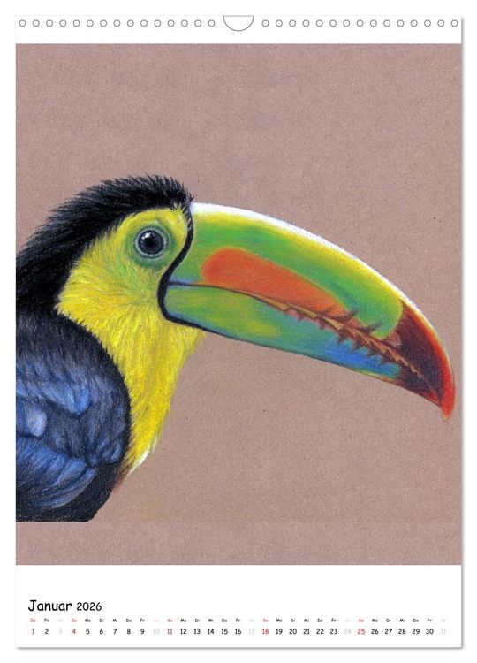 Produktbild: Wildlife Portraits (Wandkalender 2026 DIN A3 hoch), CALVENDO Monatskalender