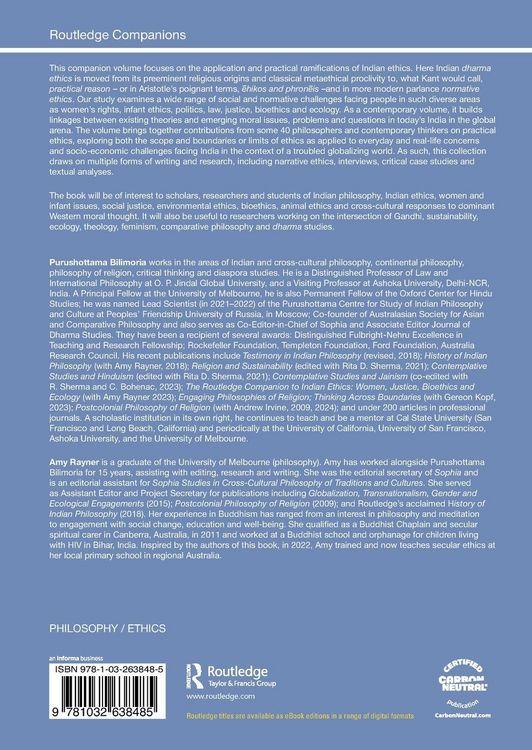 Produktbild: The Routledge Companion to Indian Ethics