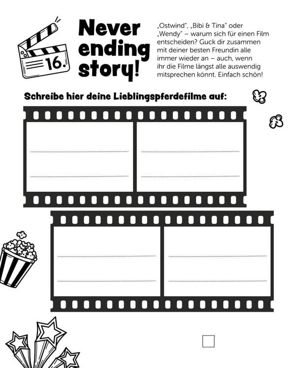 Produktbild: Die Bucket List f&uuml;r Pferdem&auml;dchen